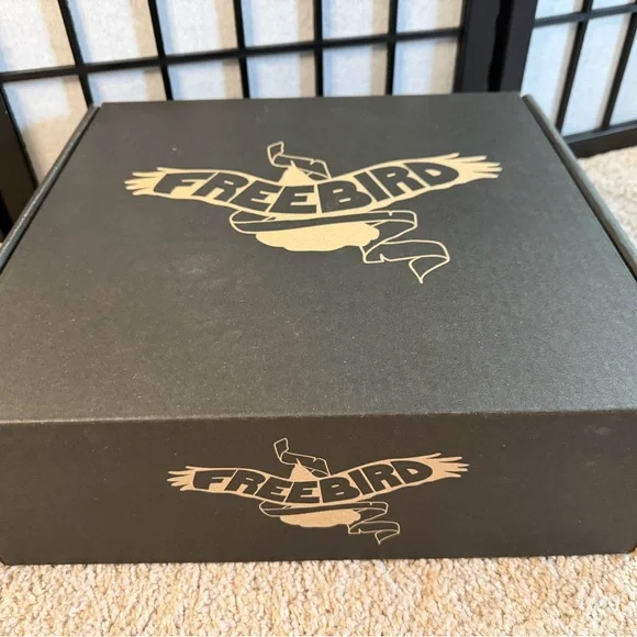 FREEBIRD NEW IN BOX Braeden Open Toed Heeled Boots Color Ice 7 - Picture 7 of 7